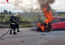 Nö: Brennendes Auto auf der Westautobahn bei St. Pölten