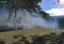 Nö: Flurenbrand auf der Popp-Wiese in Pottenstein → Fünf Wehren im Einsatz