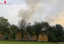 Oö: Brand eines Stalles auf einem aufgelassenen Bauernhof in Pram