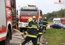 Oö: Drei Feuerwehren bei Kellerbrand in Pucking eingesetzt