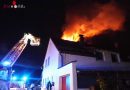 Deutschland: Feuer im Dachgeschoß eines Wohnhauses in Ramstein