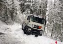 Tirol: Bergung eines Kerosin-Tankwagens im Wald von Reith bei Kitzbühel