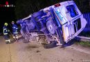 Oö: Verkehrsunfall auf der Pyhrnautobahn bei Ried im Traunkreis nach Reifenplatzer