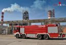 Rosenbauer’s 14.000 Liter-Schaumgigant mit Power-Löschsystemen