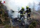 Oö: Altholzhaufen brannte in Schärding