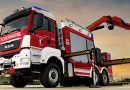Oö: Rosenbauer liefert Schweres Rüstfahrzeug mit drei Achsen an die Feuerwehr Traun