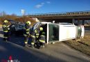 Stmk: Fahrzeug bei Kollision in Spielberg umgestürzt