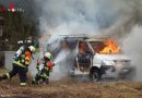 Schweiz: Brennender Lieferwagen in Salez-Sennwald