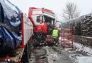 Oö: Unfall mit zwei Lkw und mehreren Pkw auf der Westautobahn bei Sattledt