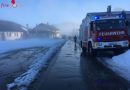 Oö: 100 Meter langer Eisstau mit Krampen und Schaufel beseitigt → Feuerwehr verhindert Überflutung