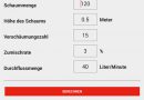 Feuerwehr-Schaumrechner für Android – Kostenlose App von Feuerwehrmann für Feuerwehren