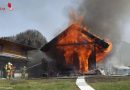 Sbg: Großbrand in Scheffau am Tennengebirge – Alarmstufe 2 ausgelöst