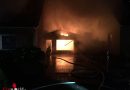 Deutschland: Garagenbrand in Schiffdorf greift auf Einfamilienhaus über