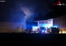 Oö: Acht Feuerwehren bei Brand in einem Gewerbebetrieb in Schlatt im Einsatz