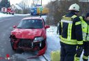 Oö: Pkw in Schleißheim gegen Brückengeländer geprallt