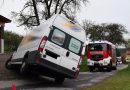 Bgld: Bergung eines Kastenwagens durch die Feuerwehr Pinkafeld