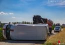 Oö: Sechs Verletzte bei Unfall mit Kinderbus und Pkw in Alkoven