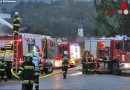 Stmk: Brandeinsatzübung im Biomasseheizwerk in Schwanberg