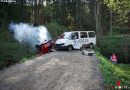 Oö: Feuerwehren und Rotes Kreuz beüben schweren Verkehrsunfall