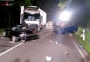 Deutschland: BMW kollidiert mit Pkw und Lkw: Vier Tote auf der B 482 bei Seelenfeld