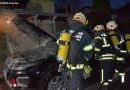 Oö: Pkw-Brand in St. Marienkirchen