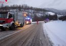 Stmk: Pkw touchierte Lkw auf der L118 & Verkehrsunfall auf der S6 im Tunnel Semmering