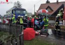 Stmk: Pkw kollidiert mit Lkw – Personenrettung in Stainz