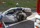 Oö: Eingeklemmte Autolenkerin bei Unfall mit zwei Pkw auf Innkreisautobahn bei Steinhaus bei Wels