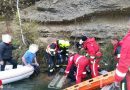 Oö: Rettung einer im Steilgelände abgestürzten Person am Ufer des Ennsstausees in Steyr