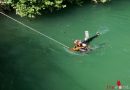 Oö: Feuerwehr fischt Kennzeichen aus der Steyr