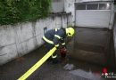 Oö: Steyrer Feuerwehr bei Tiefgaragenüberflutung im Einsatz