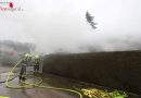 Oö: Gartenhütte in Steyr-Münichholz stand in Flammen