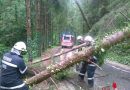 Stmk: Unwetter-Einsatz nach orkanartigen Sturm in Stiwoll