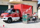 Bgld: Neues Versorgungsfahrzeug der Feuerwehr Stöttera mit fünf Containern