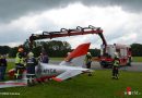Oö: Feuerwehren bei Flugnotfall in Suben im Einsatz