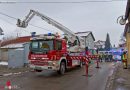 Nö: Dachstuhlbrand in Wienersdorf / Traiskirchen von Rettungssanitätern entdeckt