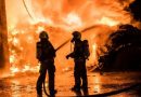 Oö: Flammenreicher Großbrand bei Entsorgungsbetrieb in Traun