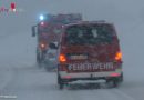 Nö: Autobergung bei winterlichen Verhältnissen in Türnitz