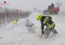 Nö: Schneesturm sorgt für zahlreiche Bergungseinsätze bei der Feuerwehr Tulln