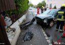 Nö: Gaszählerkasten bei Verkehrsunfall in Tulln zerstört