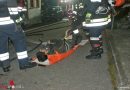 Nö: Feuerwehr Türnitz beübt Brand in einem Nebengebäude