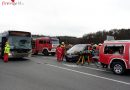 Nö: Menschenrettung nach Verkehrsunfall mit Bus und Pkw in St. Pölten – Unterradlberg