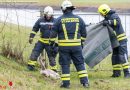 Nö: Feuerwehr fängt Schwan ein