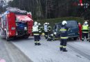 Stmk: Vier Verletzte bei Unfall mit Kleinbus bei Vasoldsberg