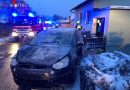 Nö: Schneepflug räumt Pkw in St. Veit an der Triesting zur Seite
