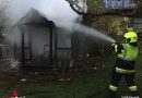 Ktn: Gartenhaus durch Brand in Villach zerstört