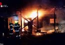 Ktn: Wohnmobil unter Carport in Villach in Flammen