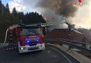 Ktn: Schwieriger Einsatz bei ausgedehntem Wohnhausbrand in St. Stefan im Gailtal
