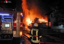 Schweiz: Sägewerk in Vorderthal in Vollbrand