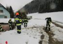 Stmk: Überflutungseinsatz wegen Schnee und Regen in St. Stefan ob Leoben